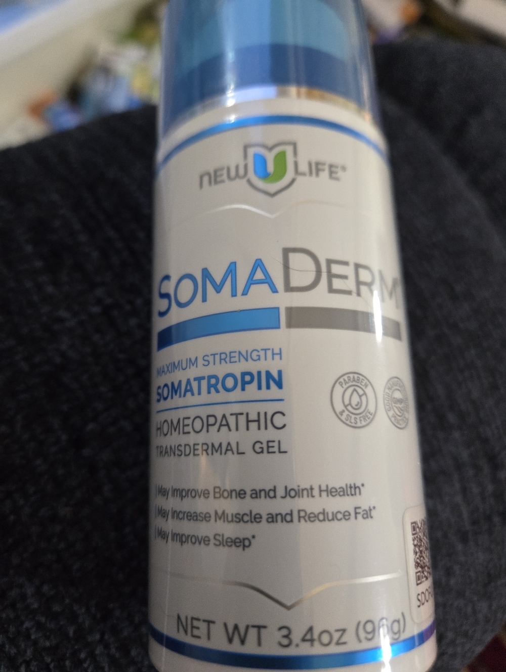 New U Life SomaDerm Gel, NON RX  GEL, Sleep Better , Energy , Over The Counter